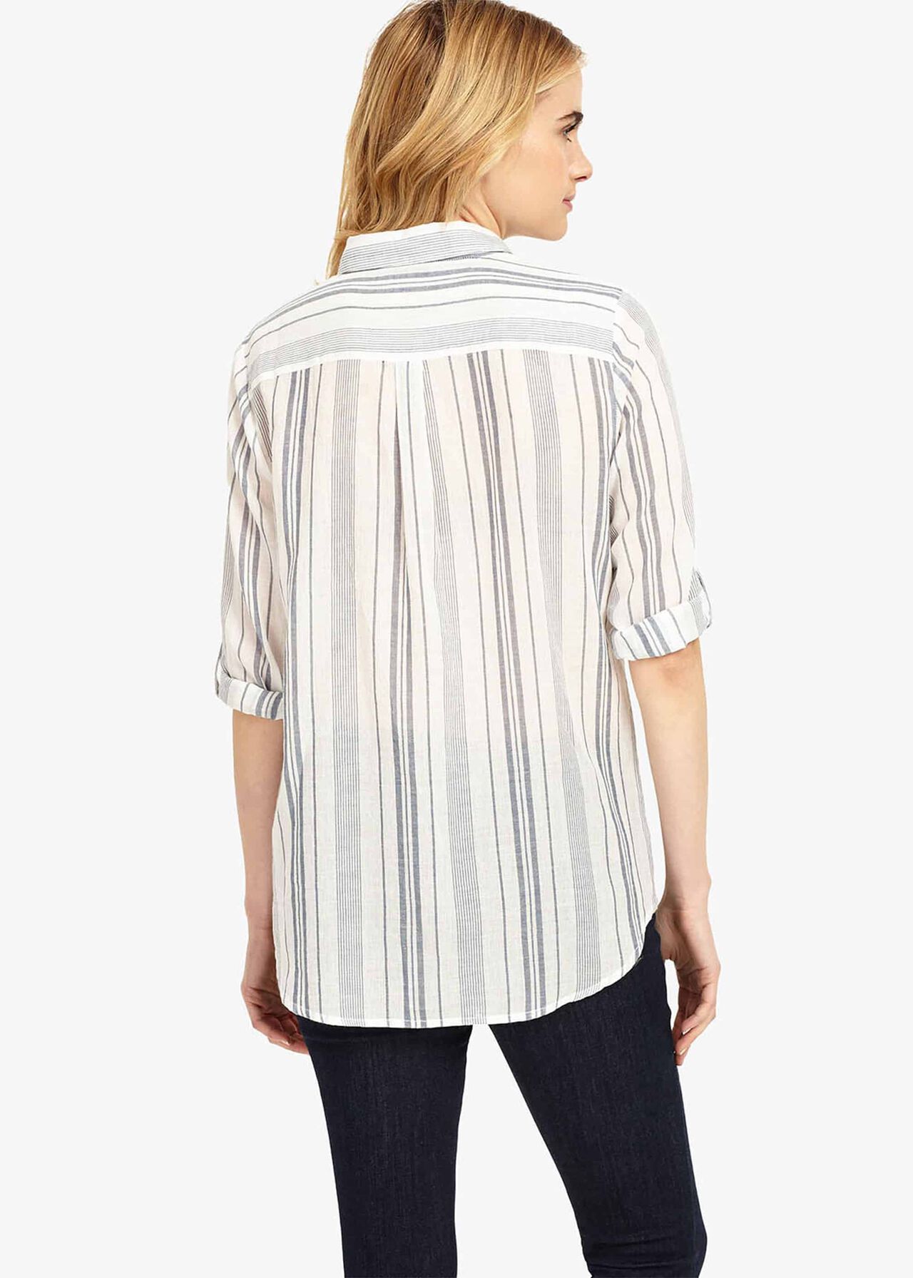 Adela Yarn Dye Stripe Shirt