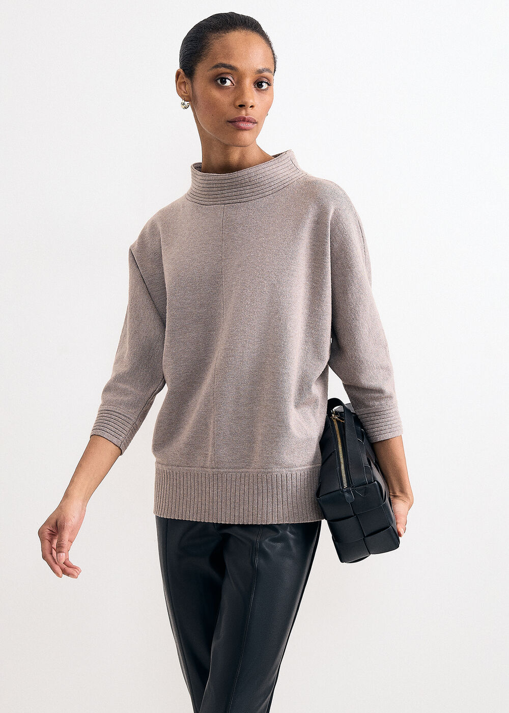 Salima Funnel Neck Jumper