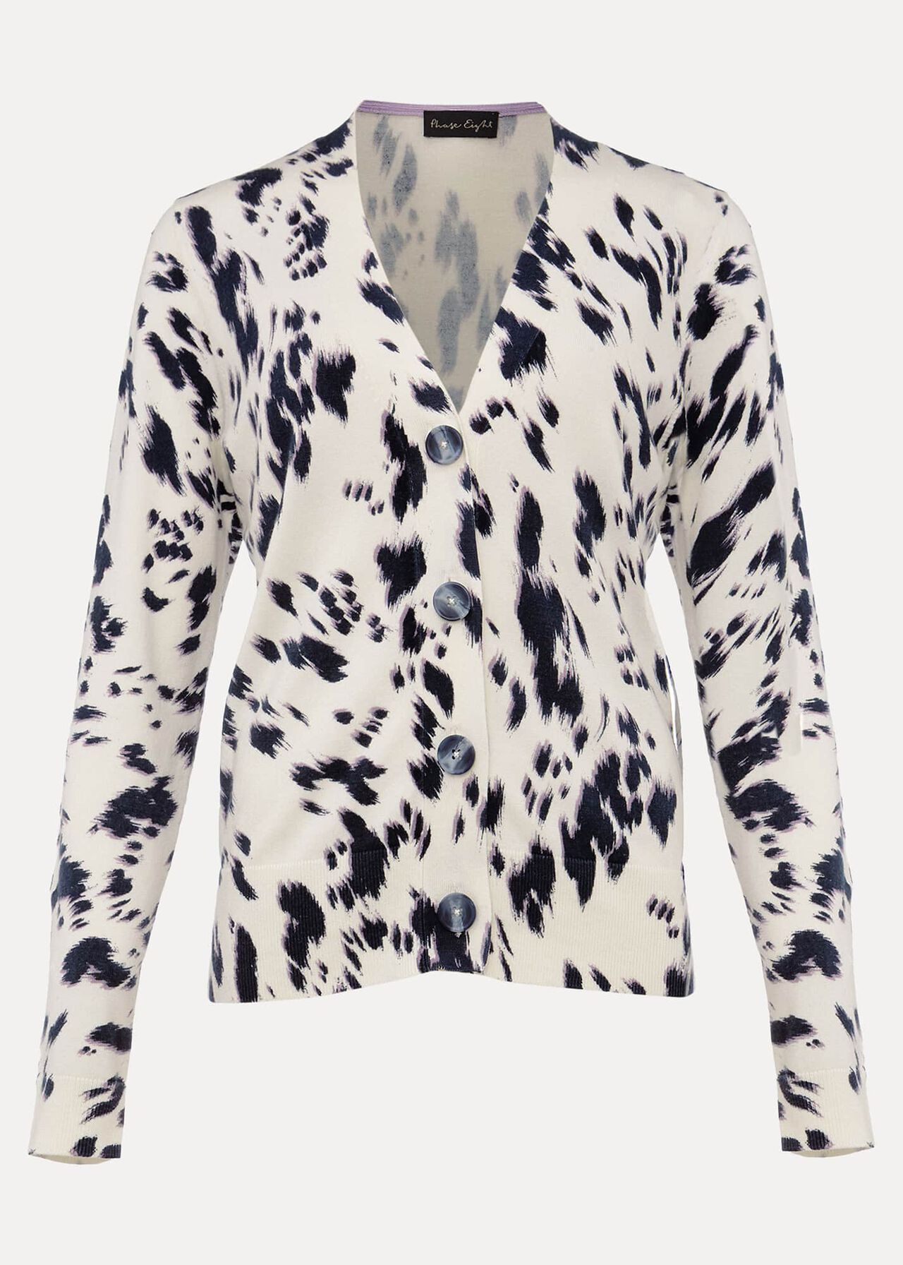 Camille Abstract Print Cardigan