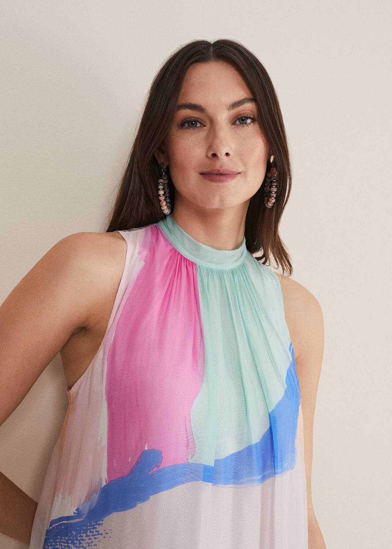 Ronnie Abstract Maxi Dress