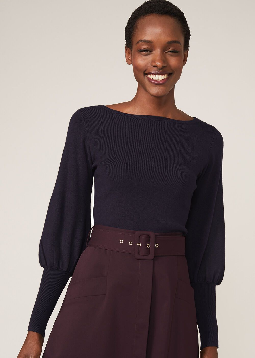 Gwyneth Balloon Sleeve Jumper