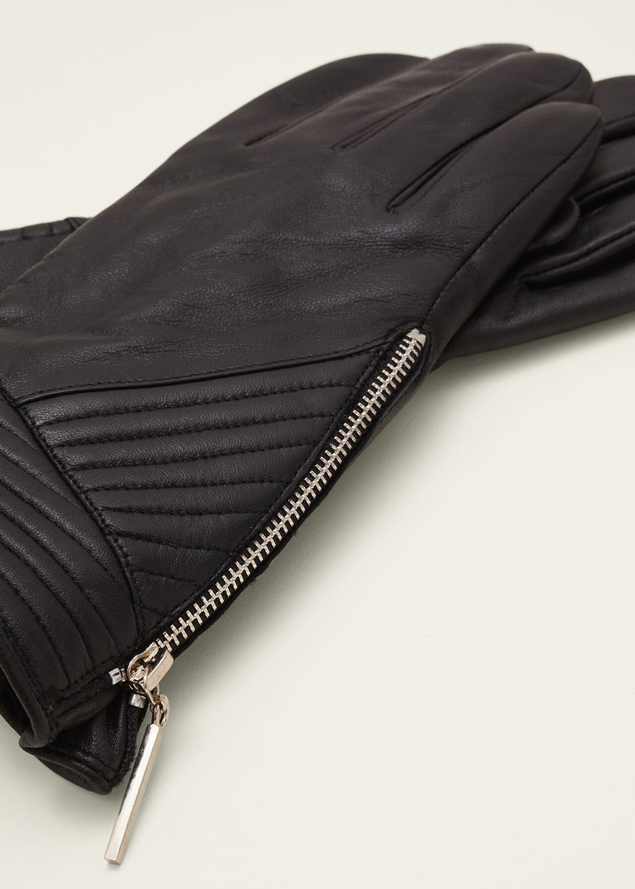 Ruthie Zip Leather Glove
