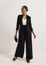 ${product-id}-Sophin Black Corsage Jacket-Black-${view-type}