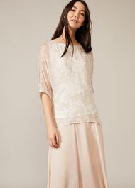 Akeno Print Silk Blouse