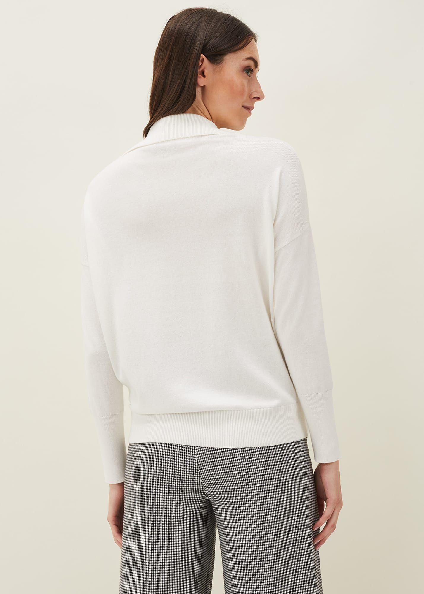 Polo collar knit shop