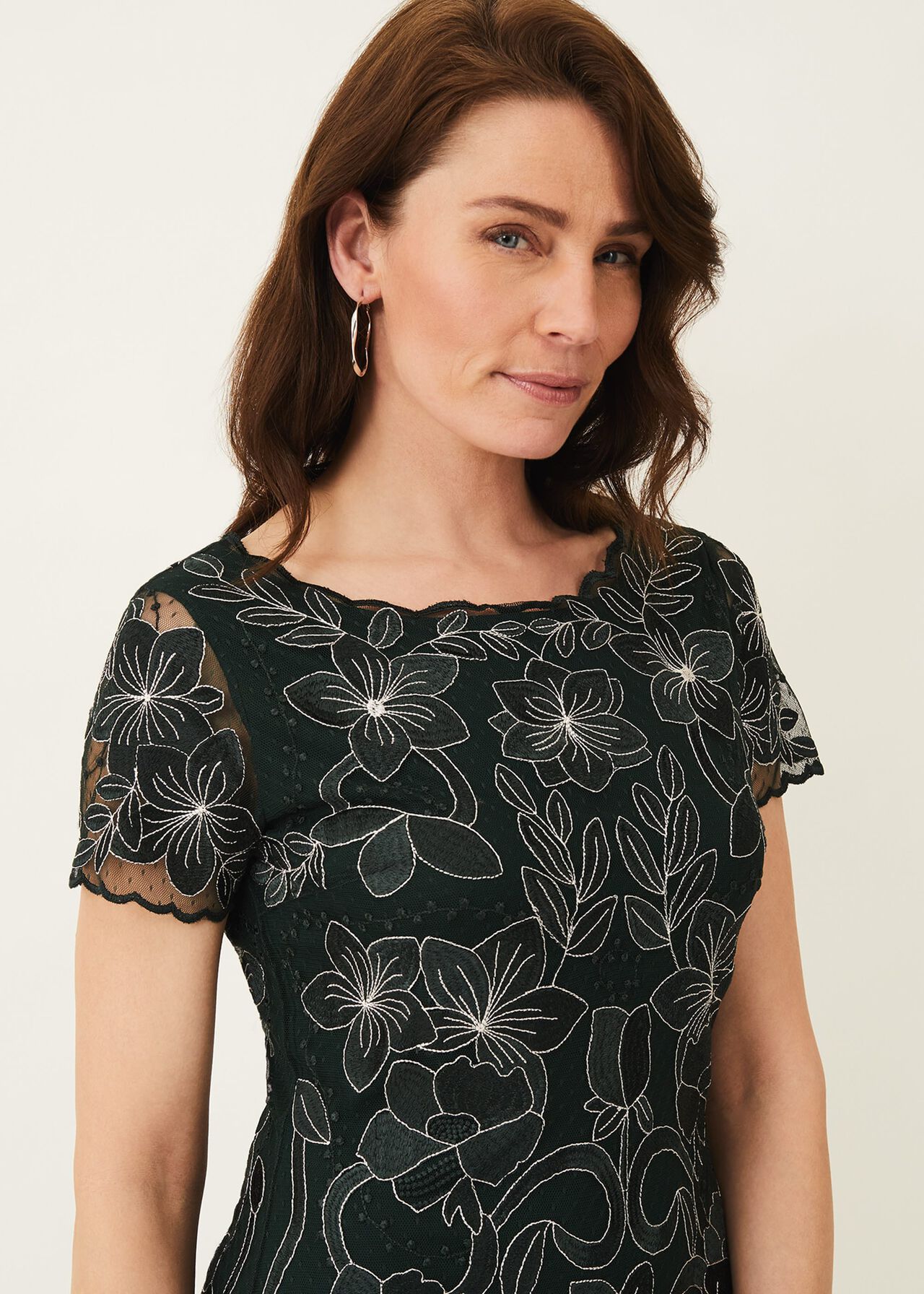 Nessa Embroidered Dress