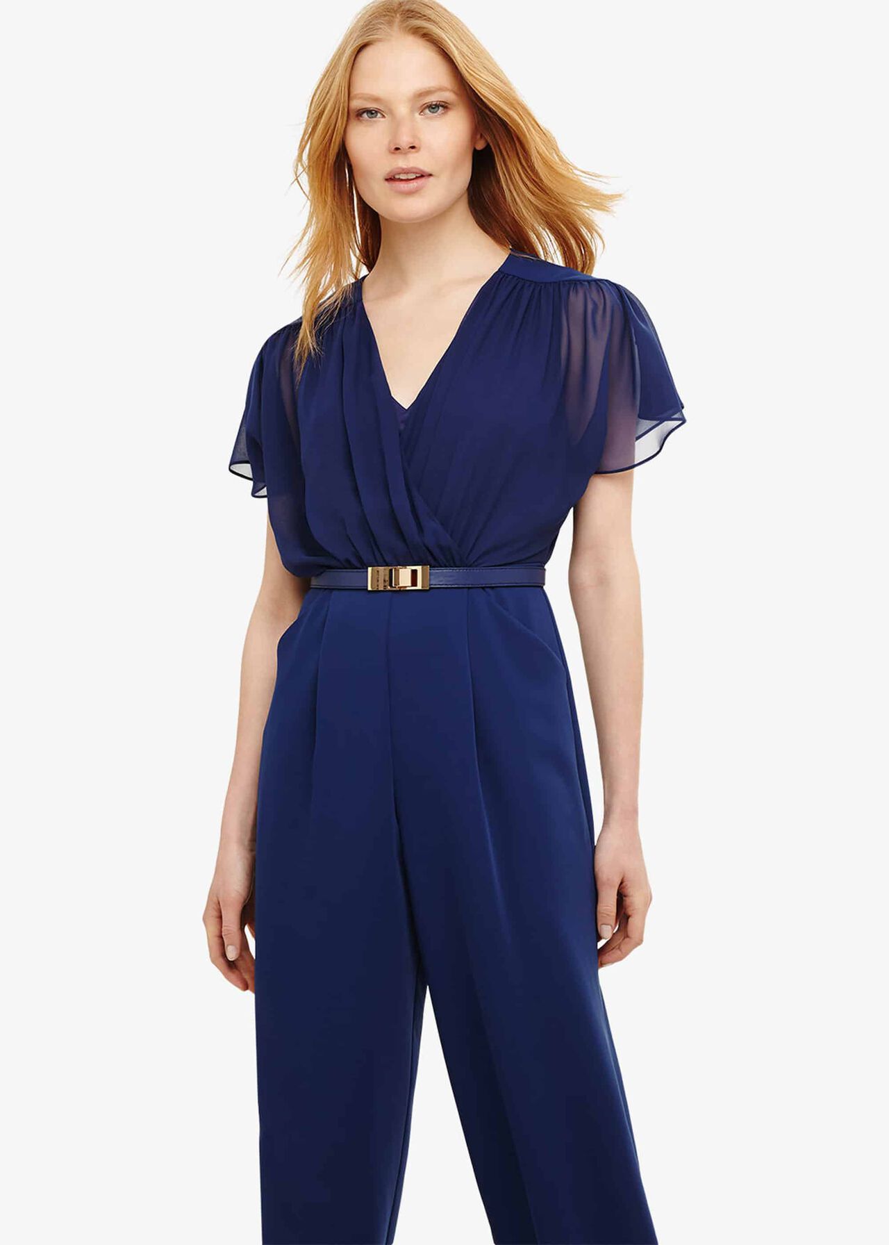 Alba Belted Jumpsuit | Phase Eight