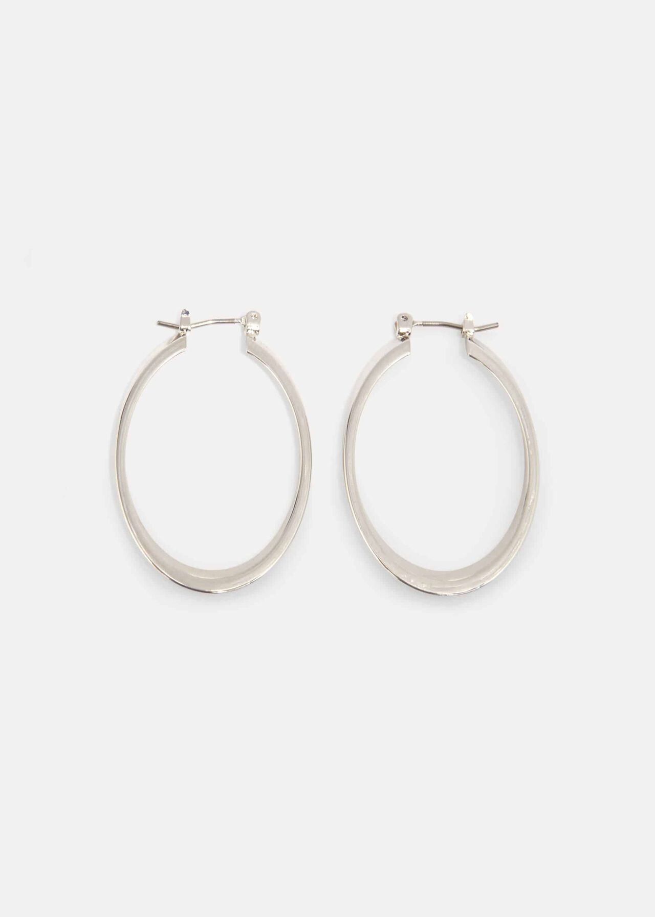 Jen Oval Hoop Earrings