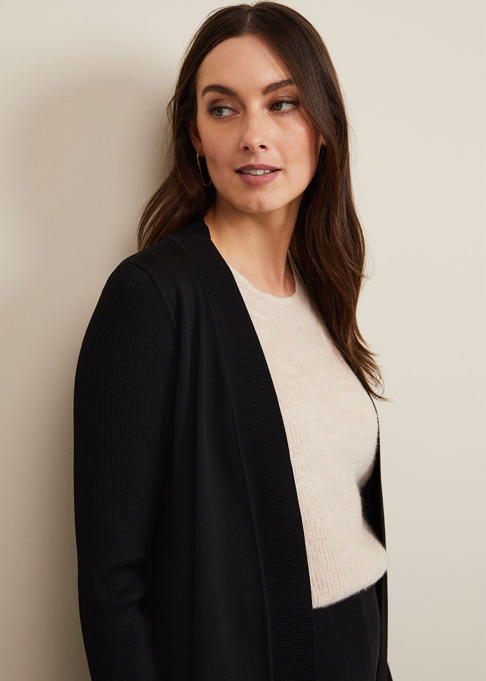 Lauren Longline Edge To Edge Cardigan