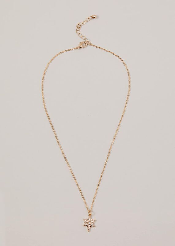 Gold Plated Star Pendant Necklace