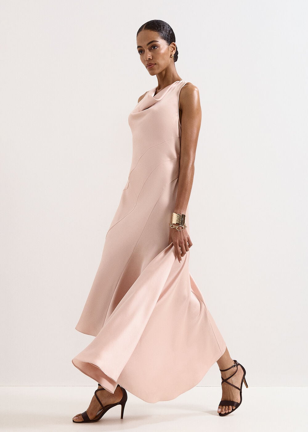 Thyra Satin Dress