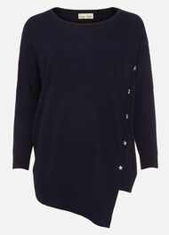 Sonny Star Button Asymmetric Jumper