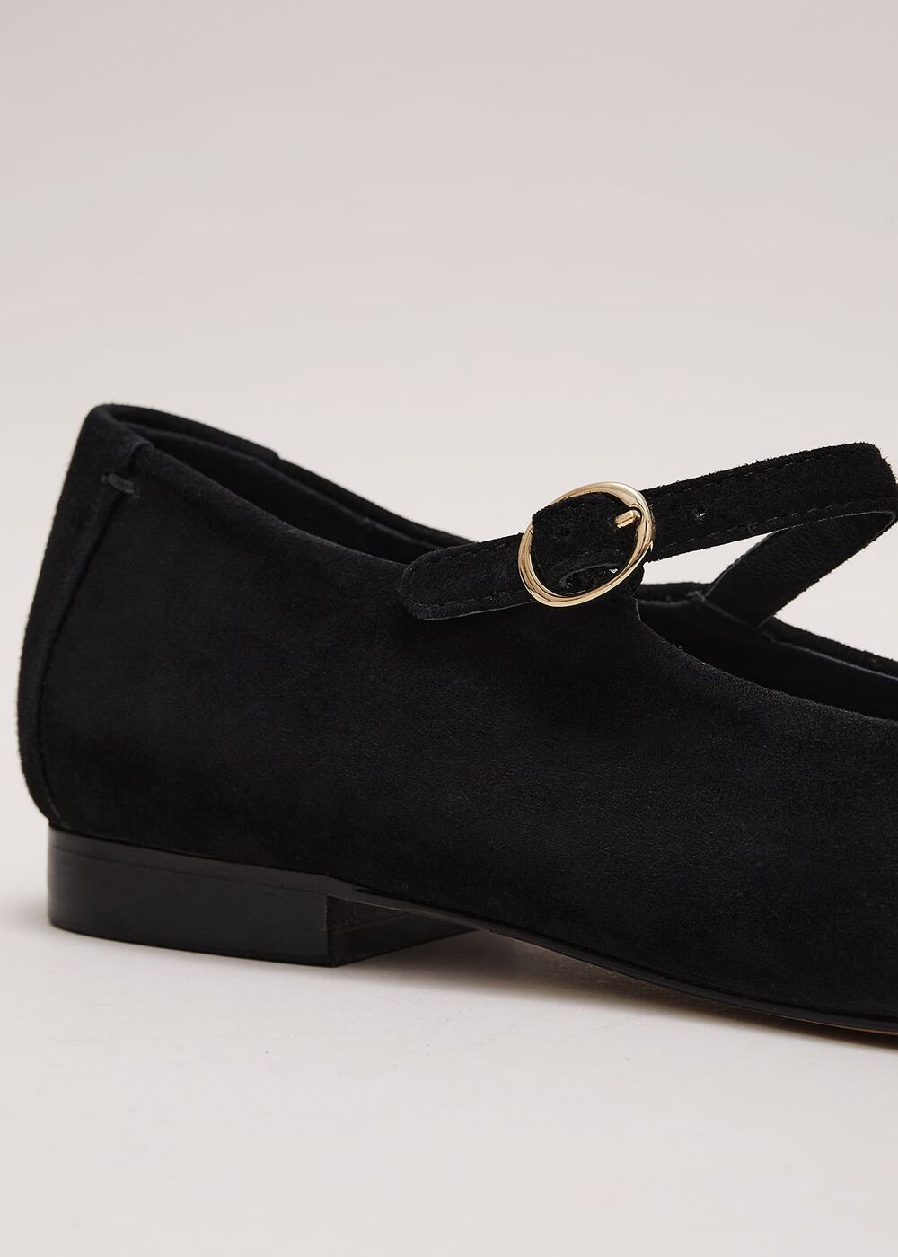 Leather Square Toe Mary Jane