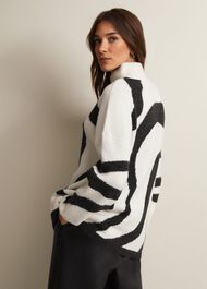 Briony Swirl Print Jumper
