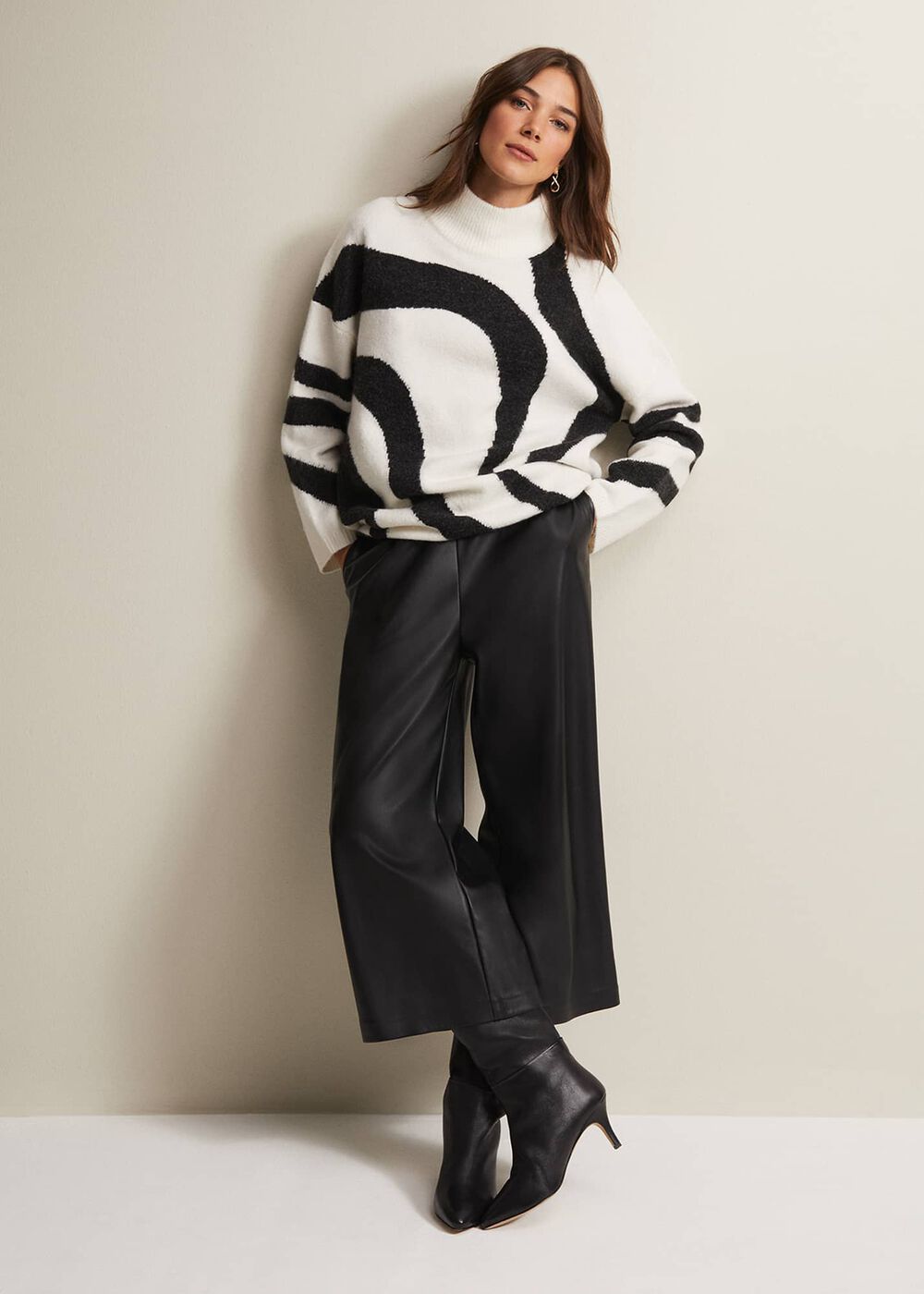 Briony Swirl Print Jumper