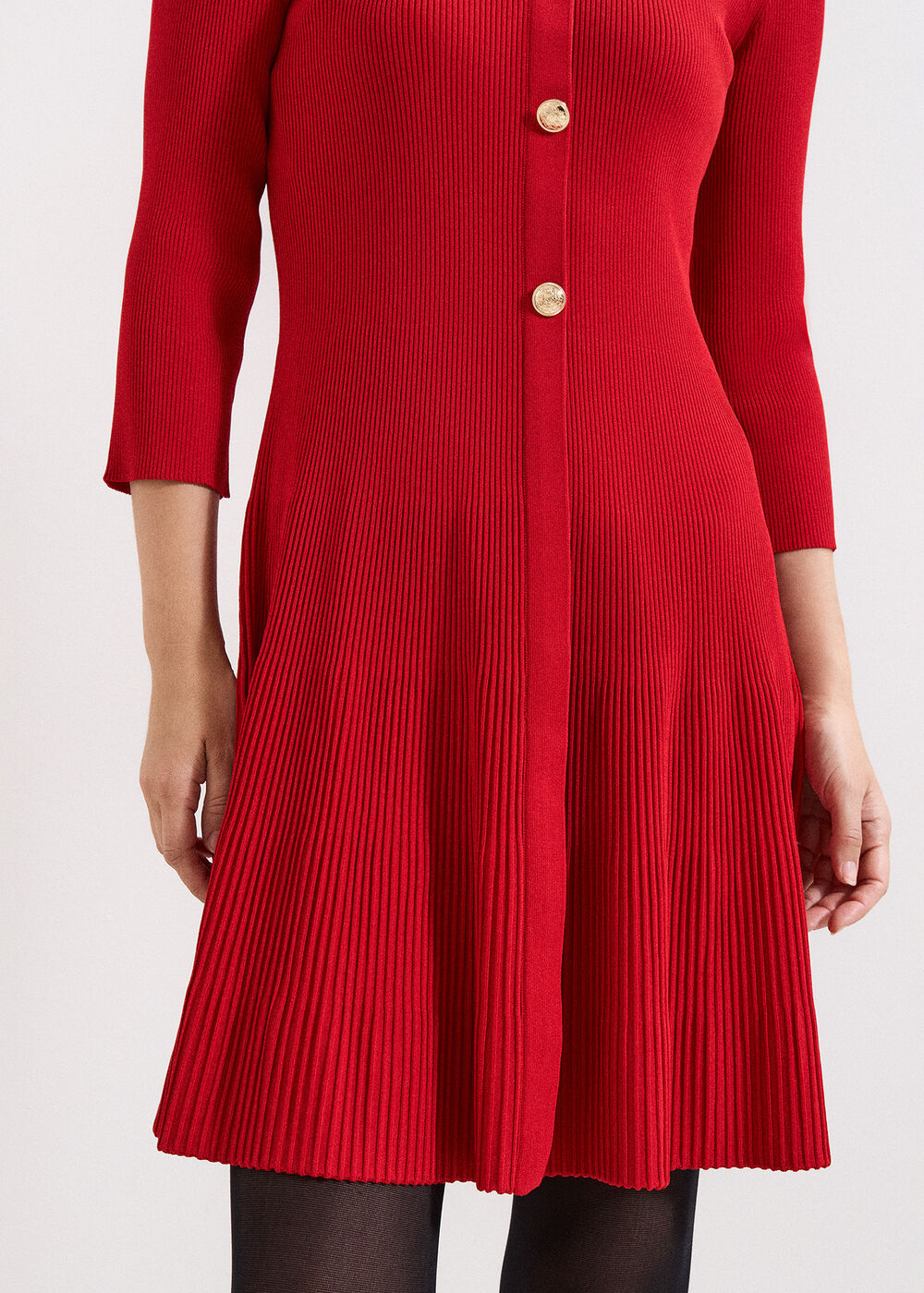 Free People La Nite Ribbed Swing Dress - Macy's