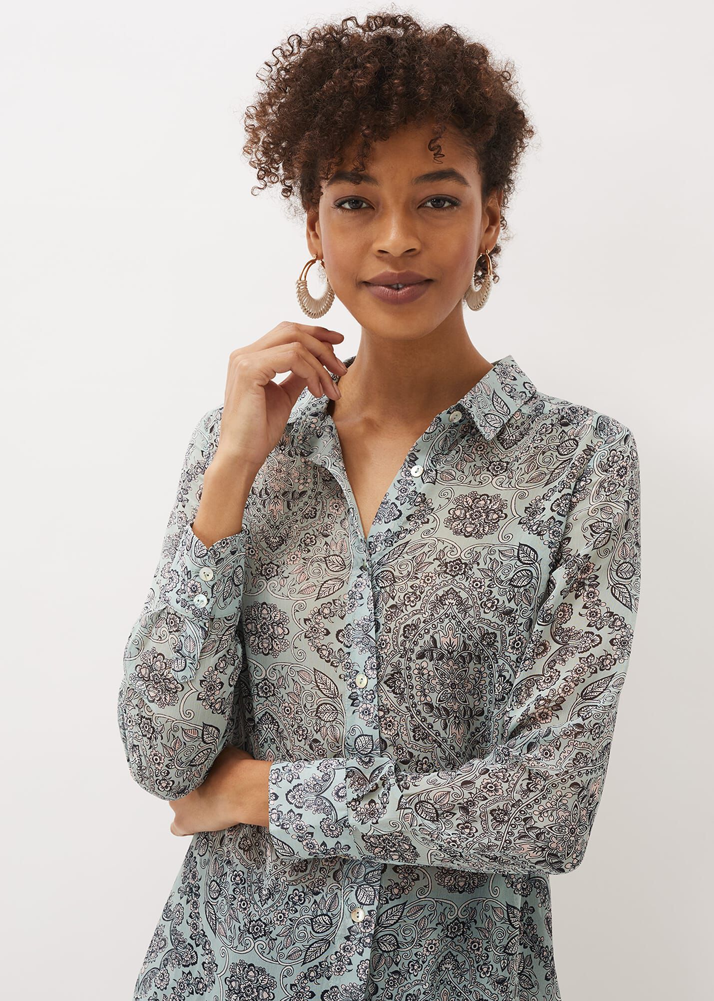 Paisley blouse discount
