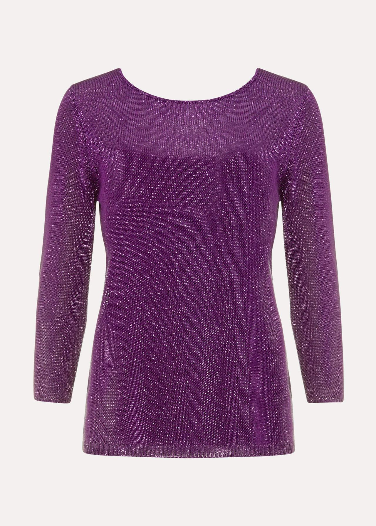 Macey Metallic Fitted Jumper