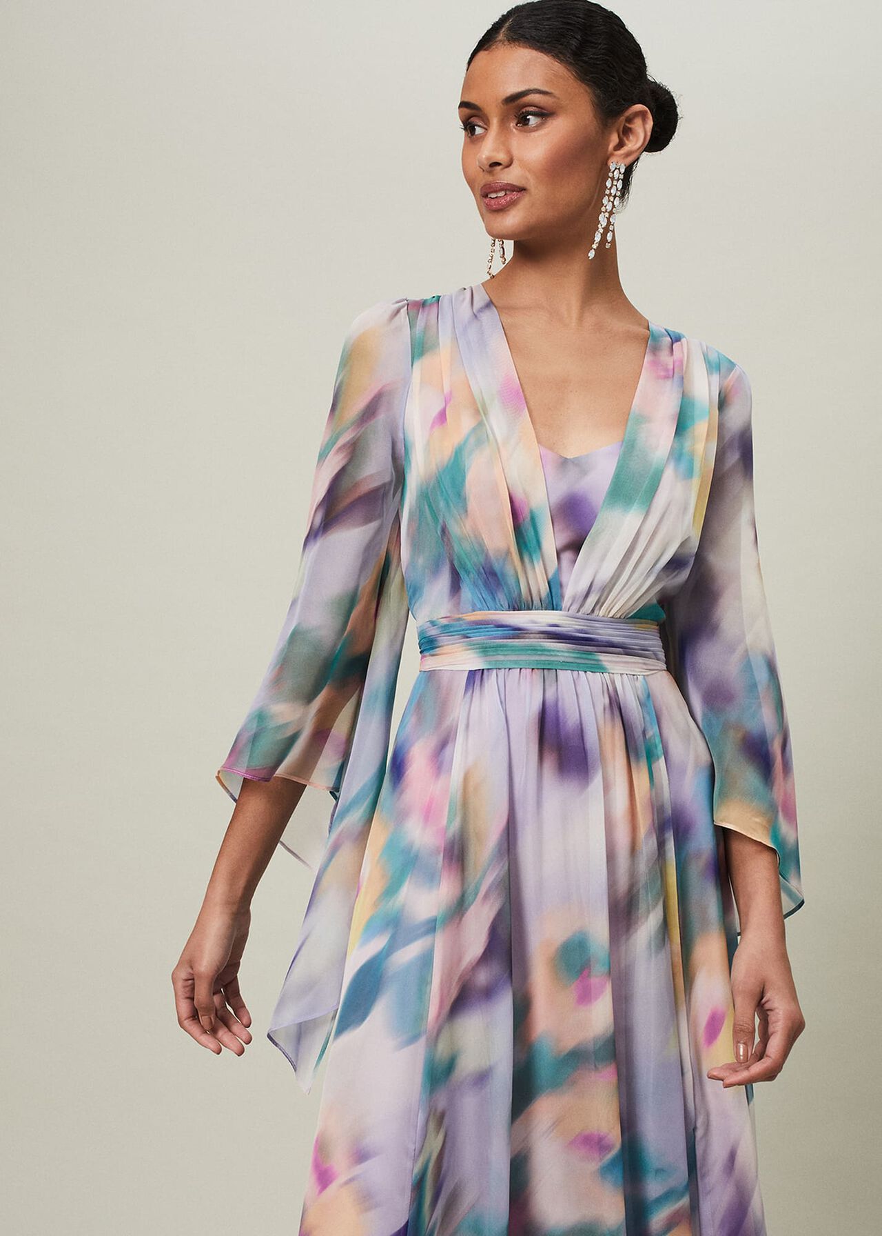 Selene Printed Maxi Dress