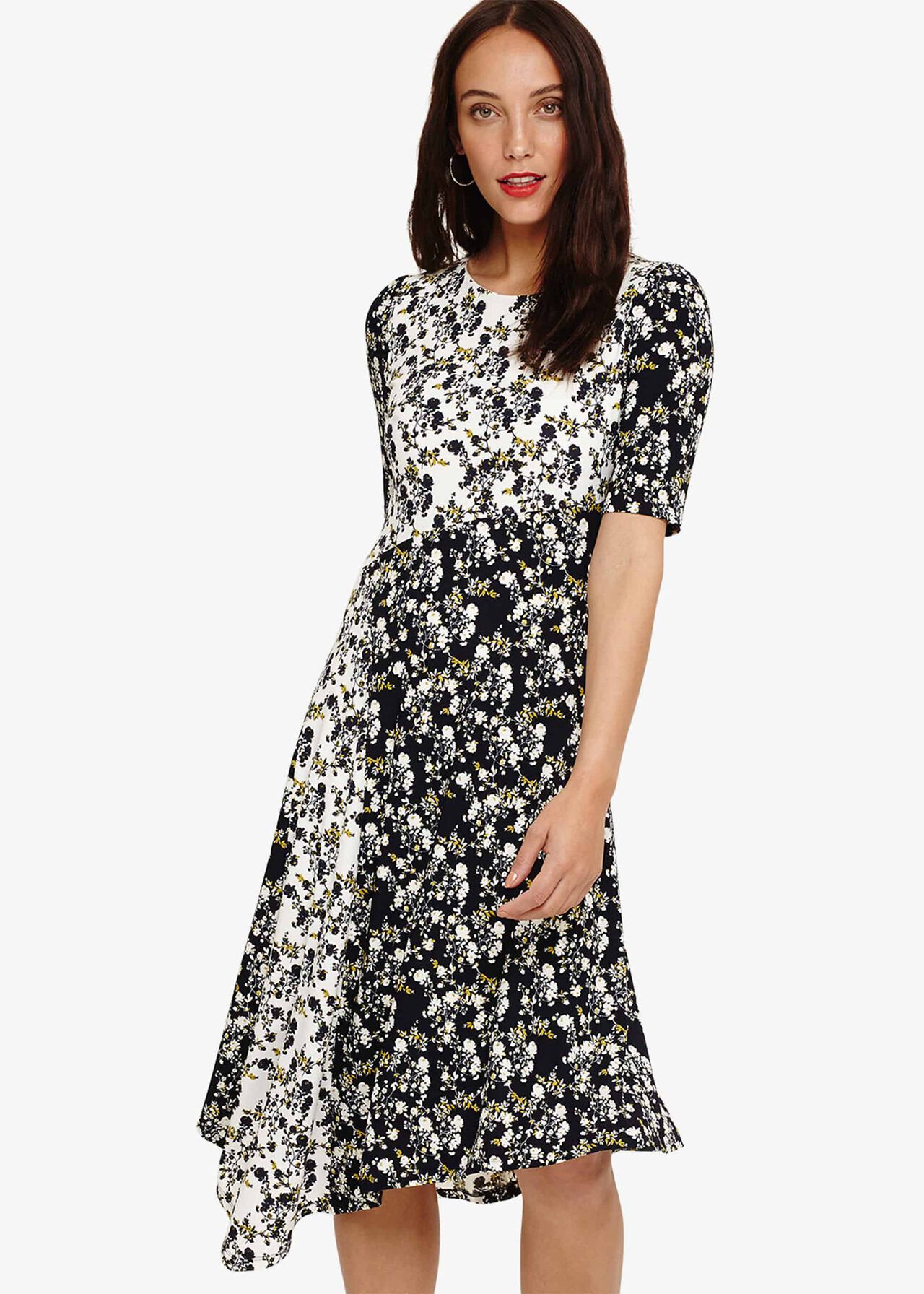 Akiko Floral Print Dress