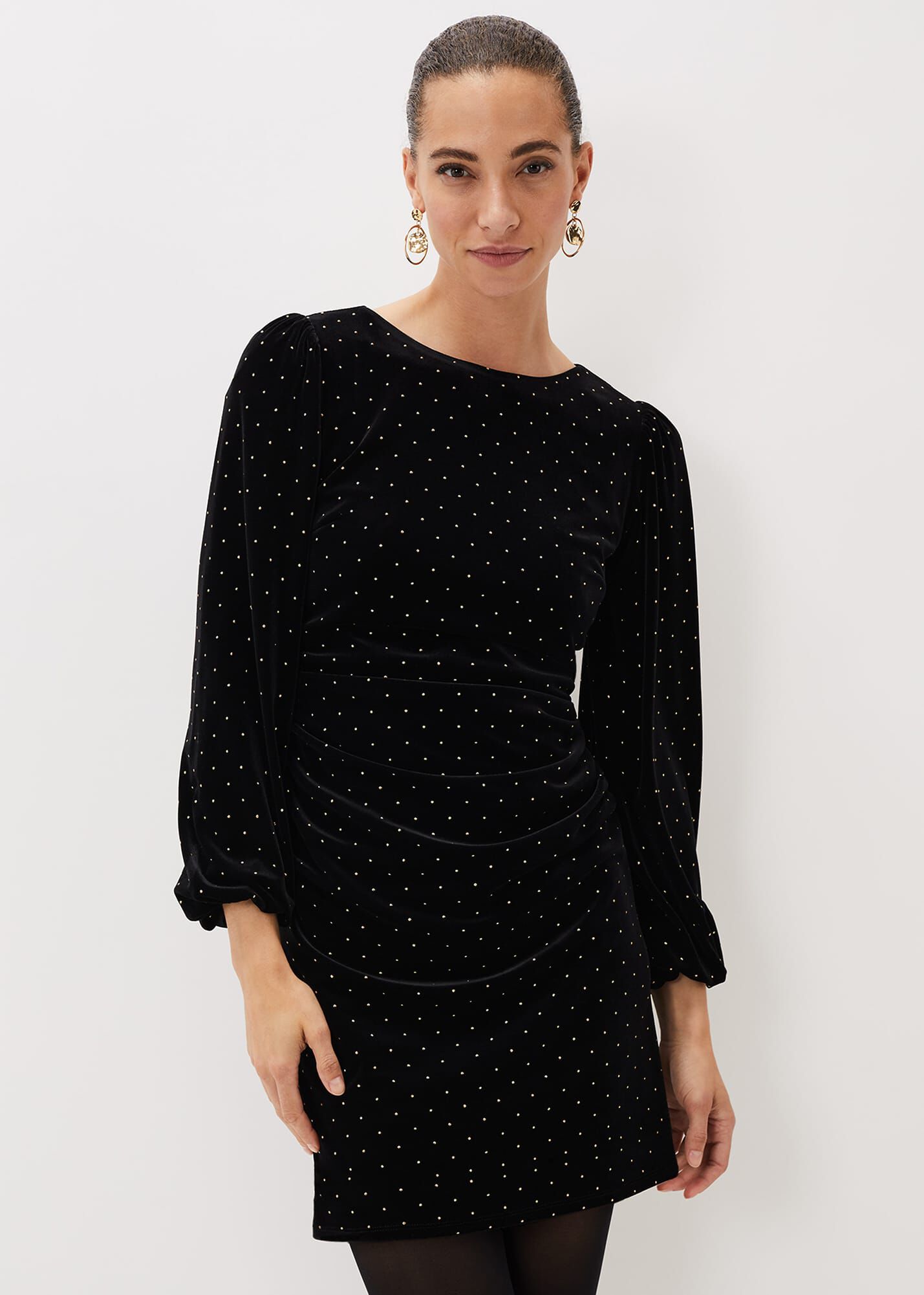 studded mini dress