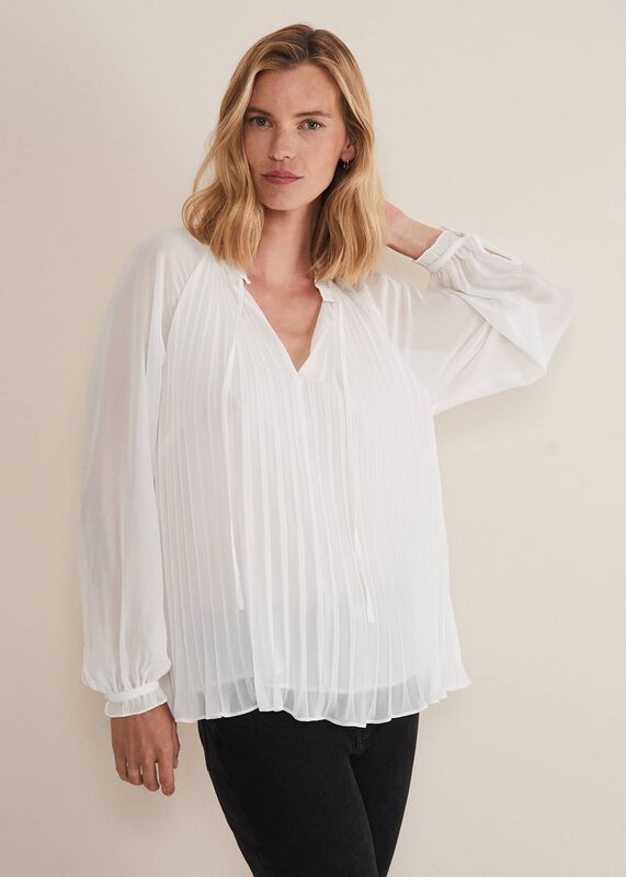 Prairie Pleated Blouse
