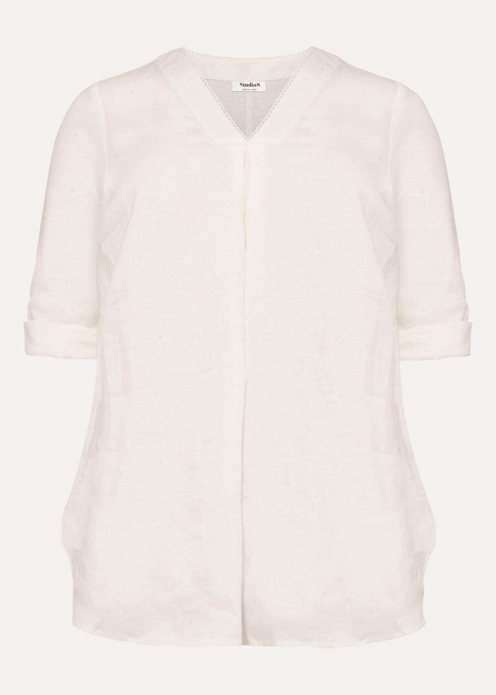 Brett V-Neck Linen Top