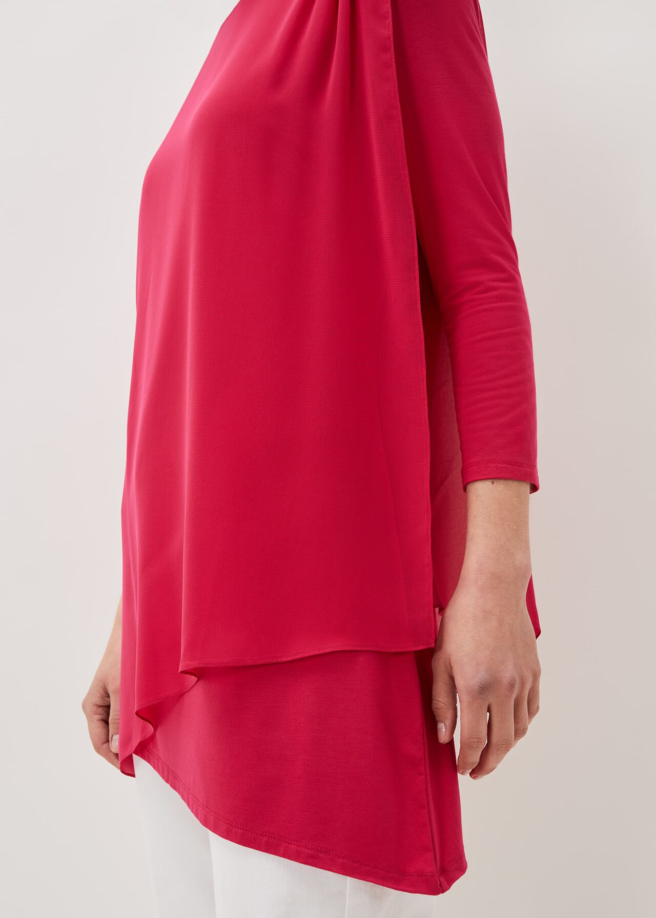 Mika Longline Asymmetric Top