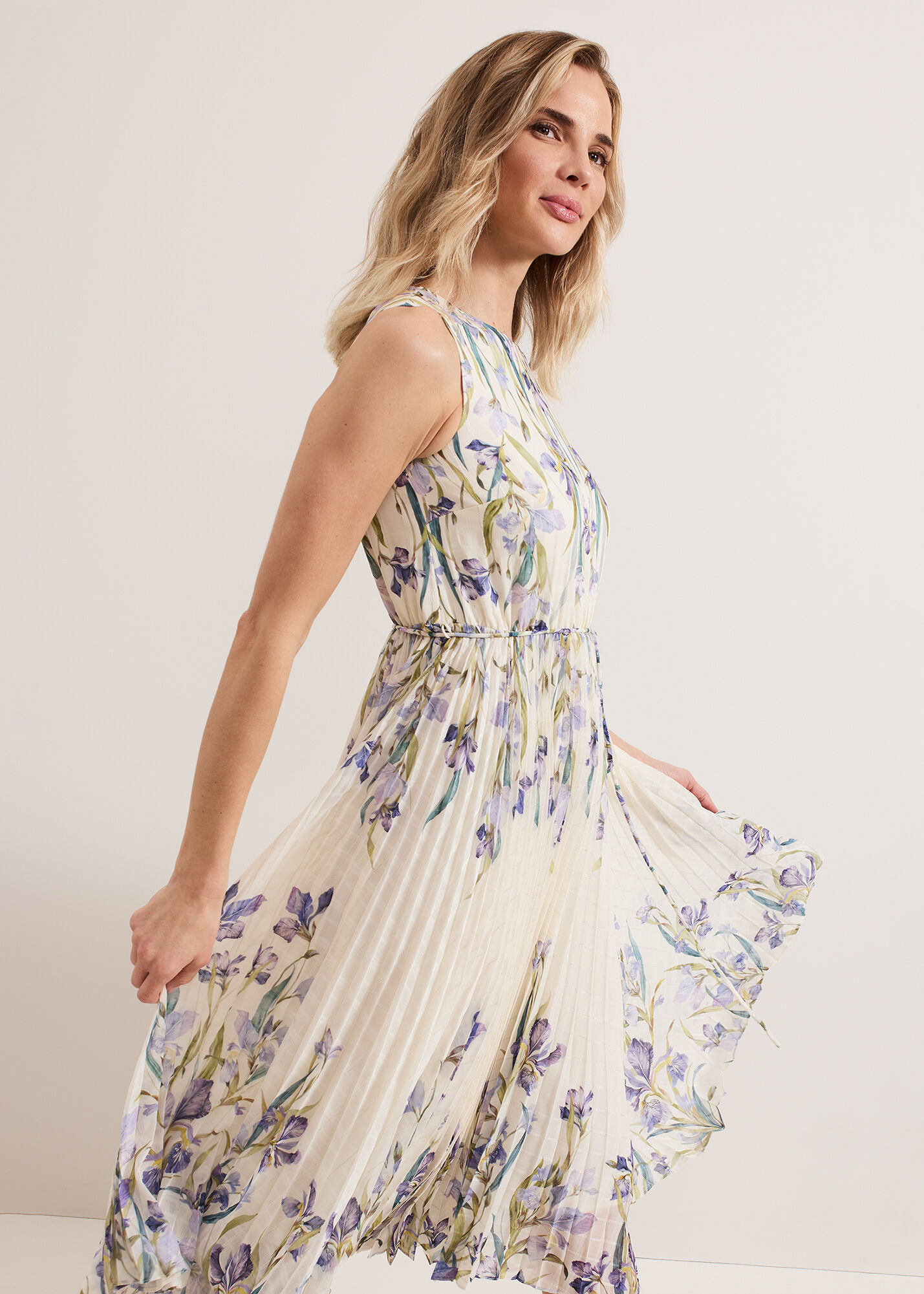 ★Phase eight Georgiana フローラルアシメプリーツ マキシ★ Georgiana Dress | Phase Eight UK |