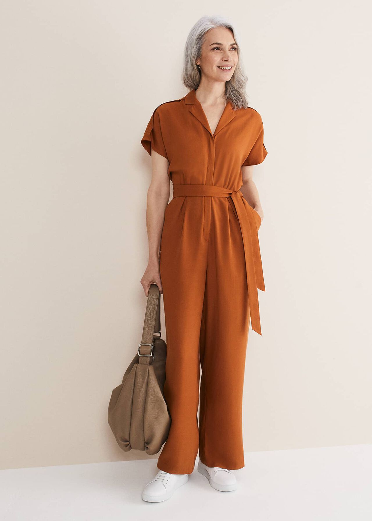 Cora Belted Jumpsuit