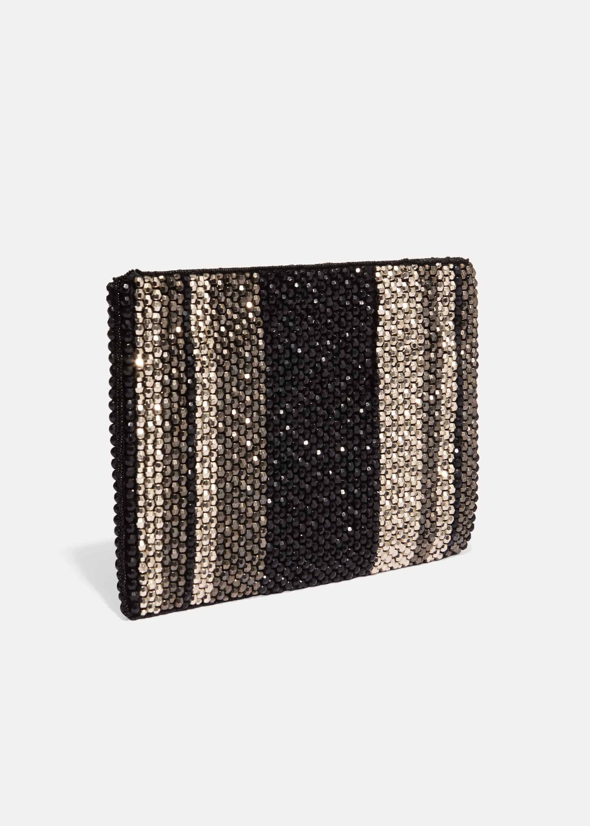 beaded clutch bag