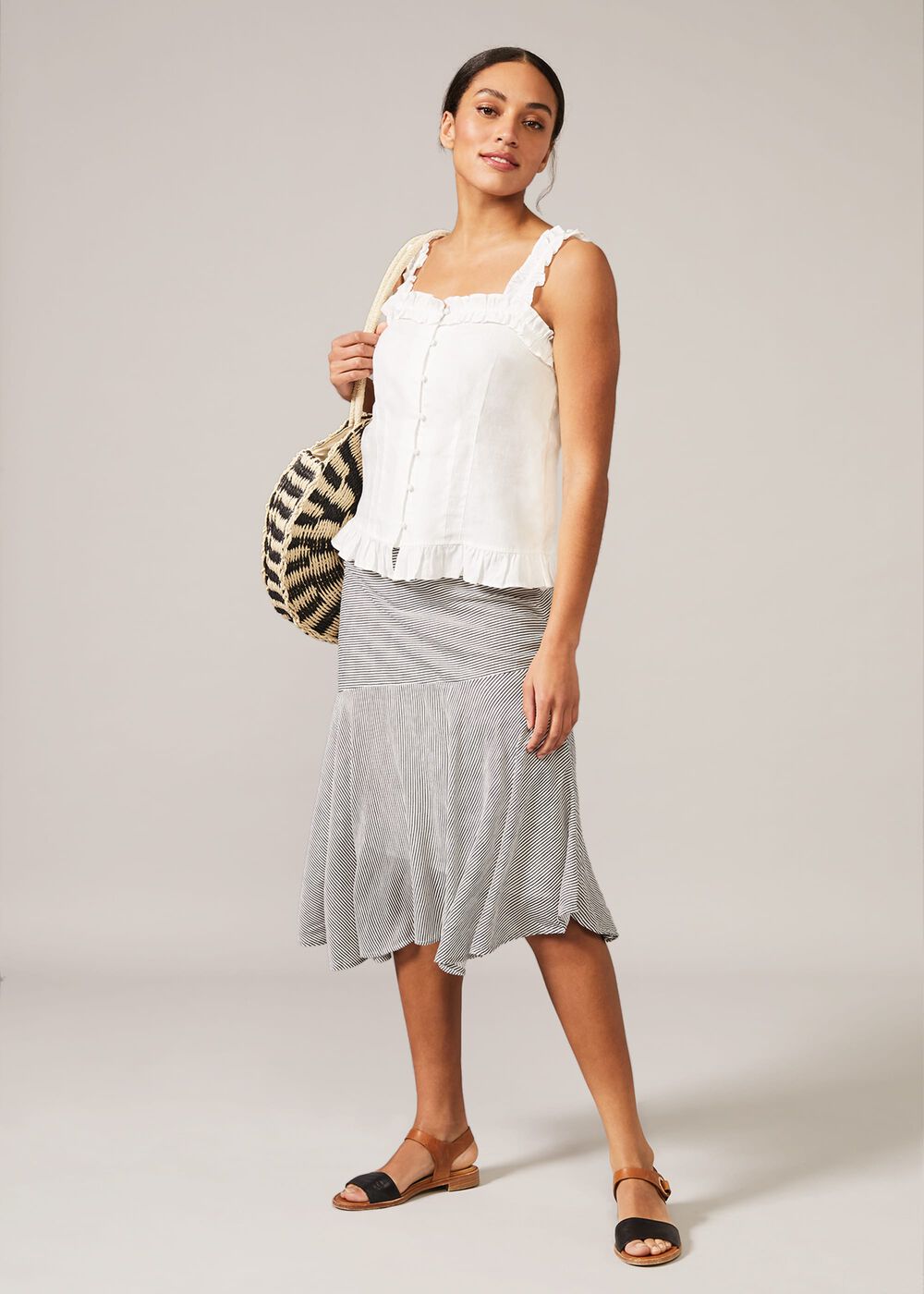 Linen Frill Cami