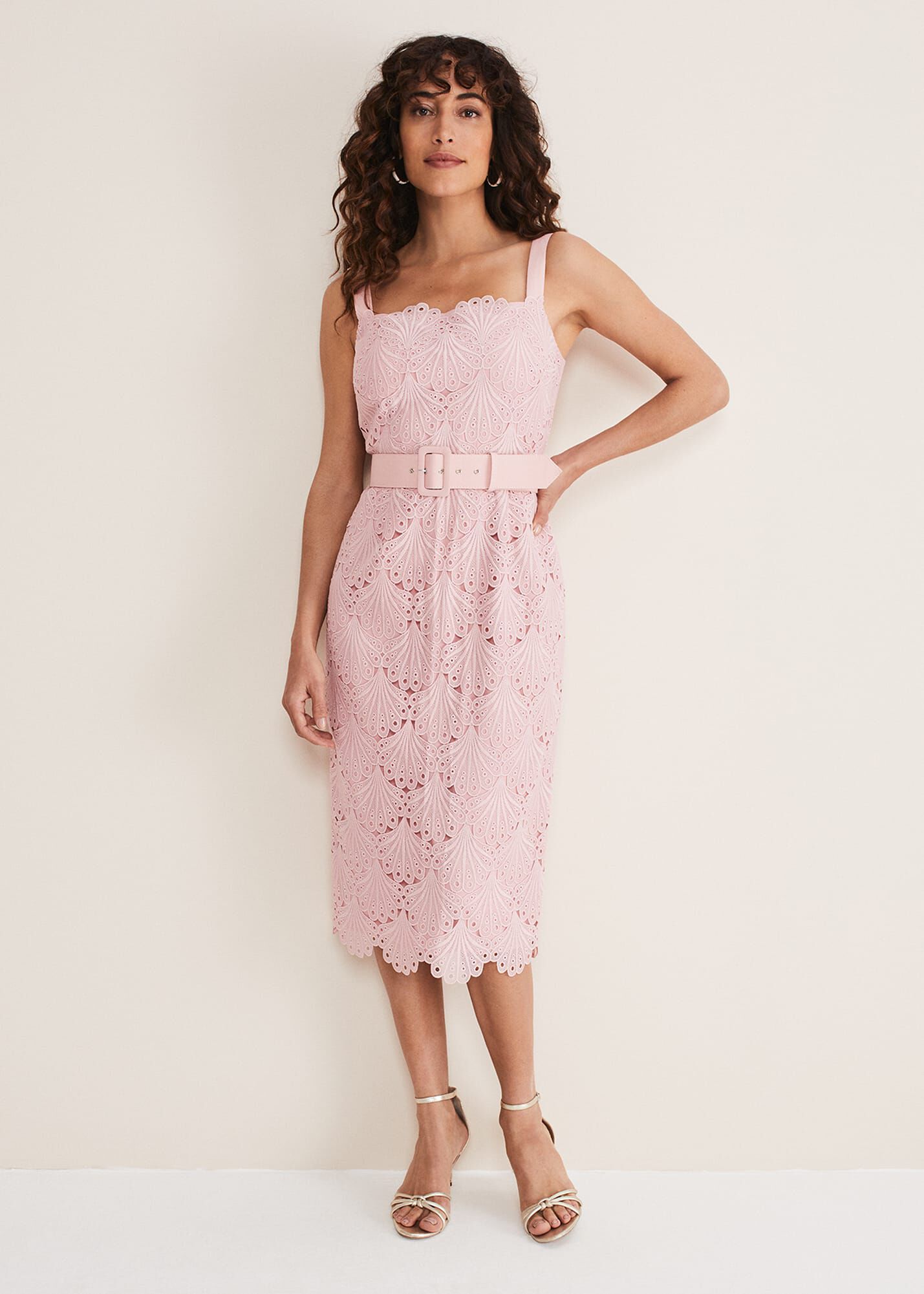 Carrie Midi Lace Dress | Phase Eight UK |