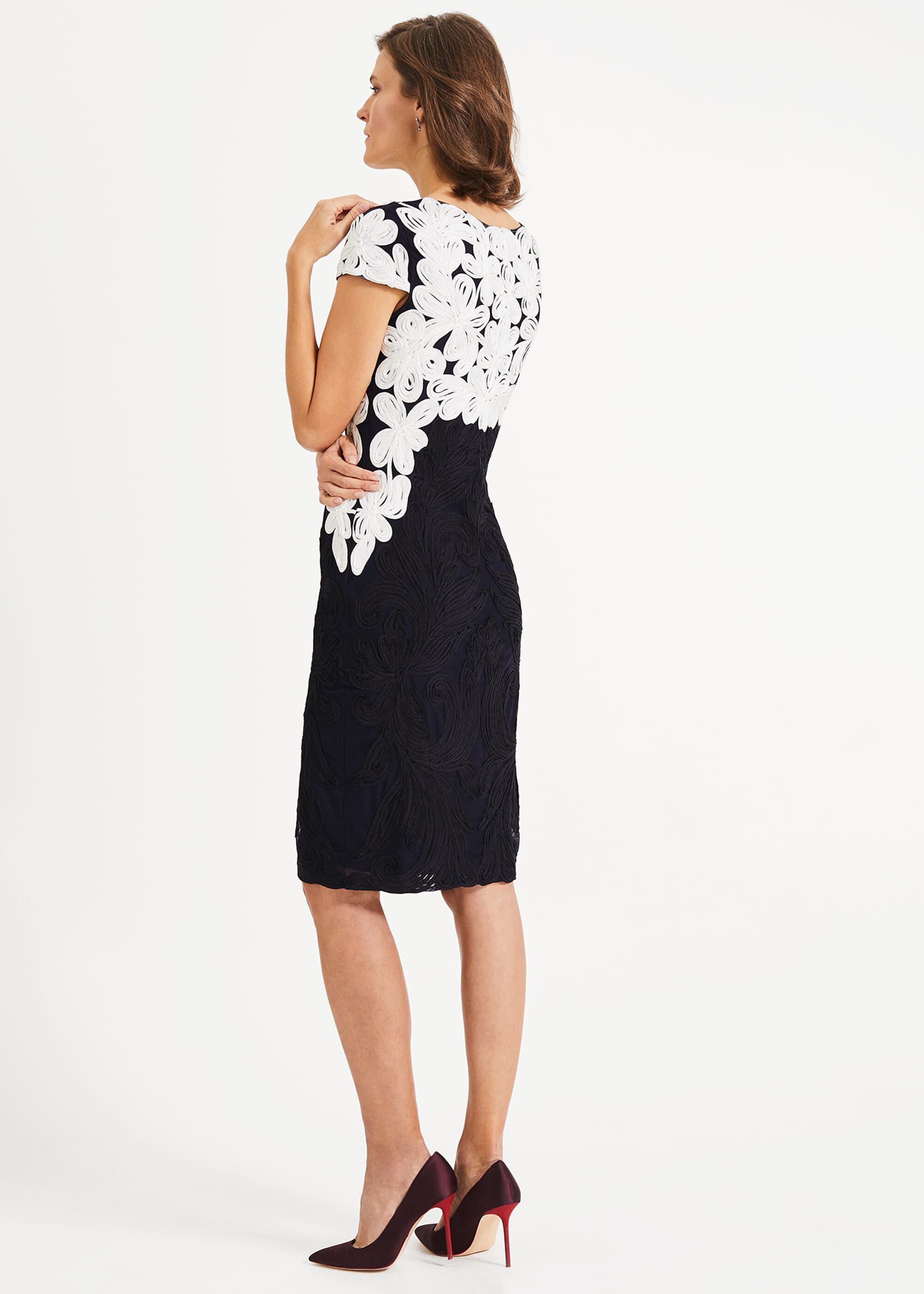 Catheleen Tapework Lace Dress