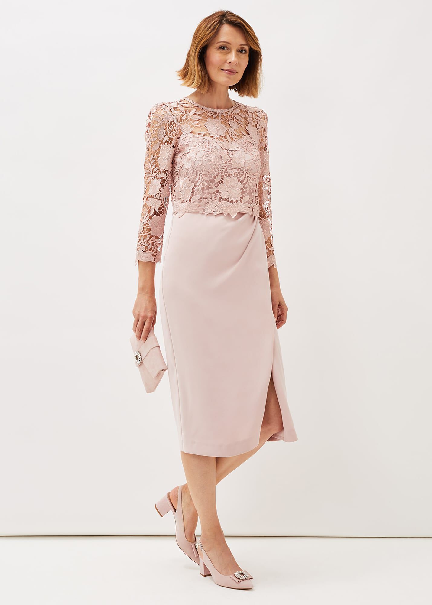 Adeline Double Layer Lace Dress Phase Eight ROW