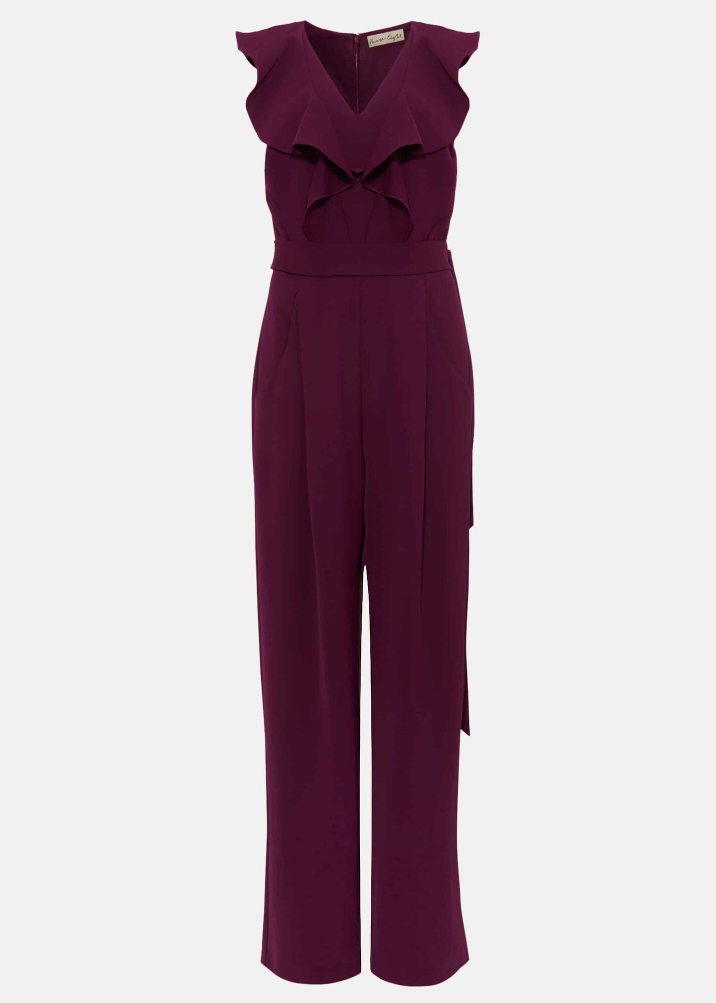 Linda Frill Wrap Jumpsuit | Phase Eight