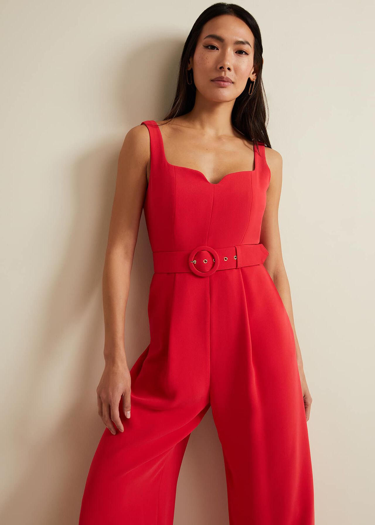 Charlize Belted Jumpsuit