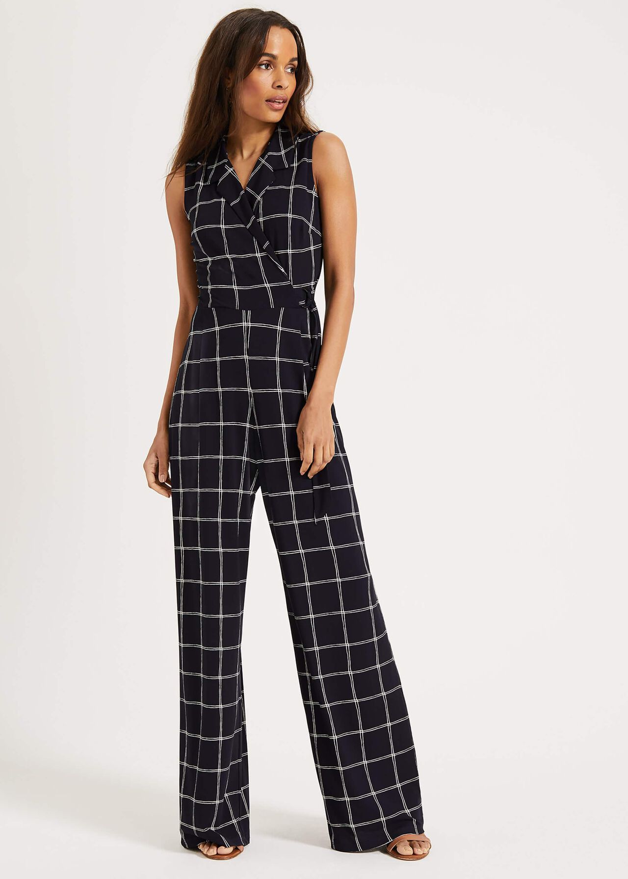Cheskie Check Jumpsuit