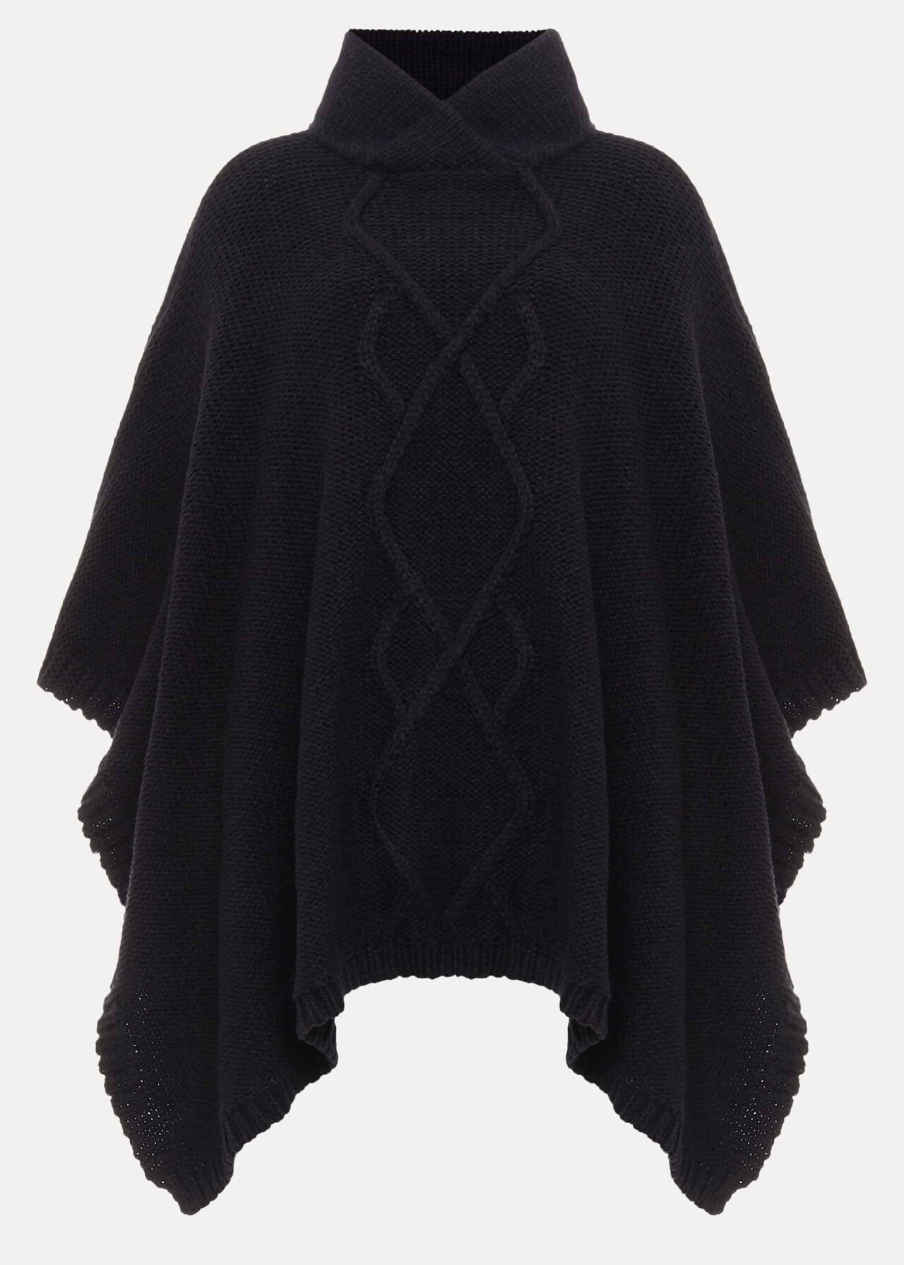 Melly Cable Knit Poncho