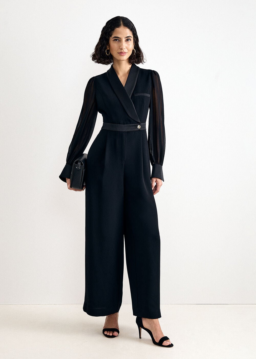 Veronica Long Sleeve Blazer Jumpsuit