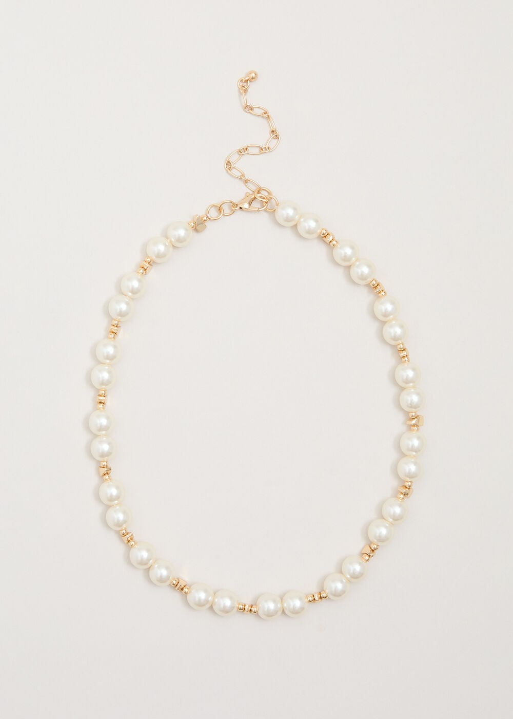 Pearl And Nugget Necklace