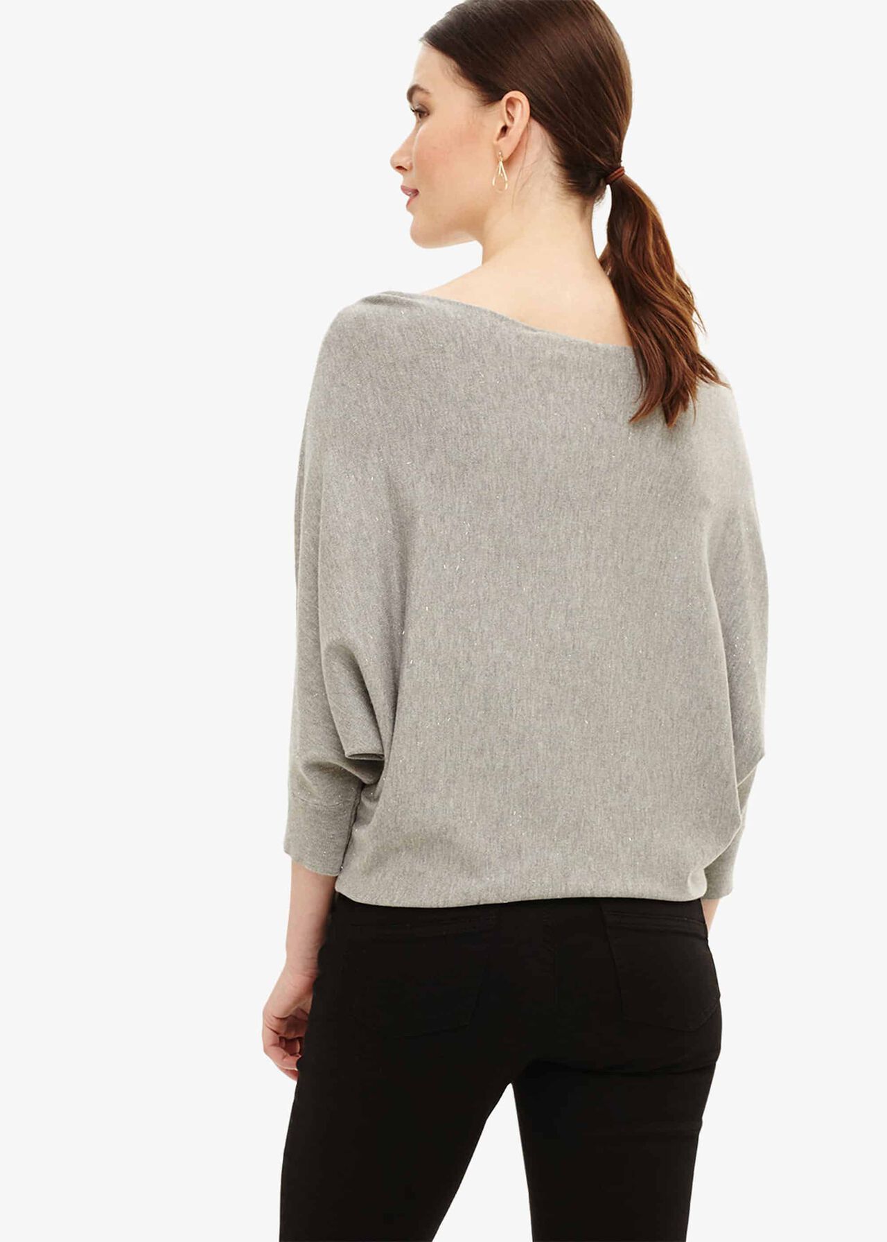 Becca Sparkle Batwing Knit Top