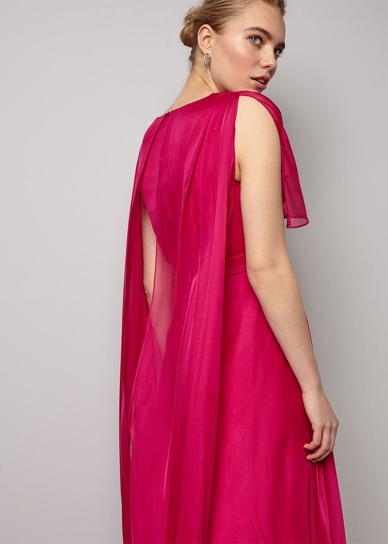 Arwen Silk Drape Dress