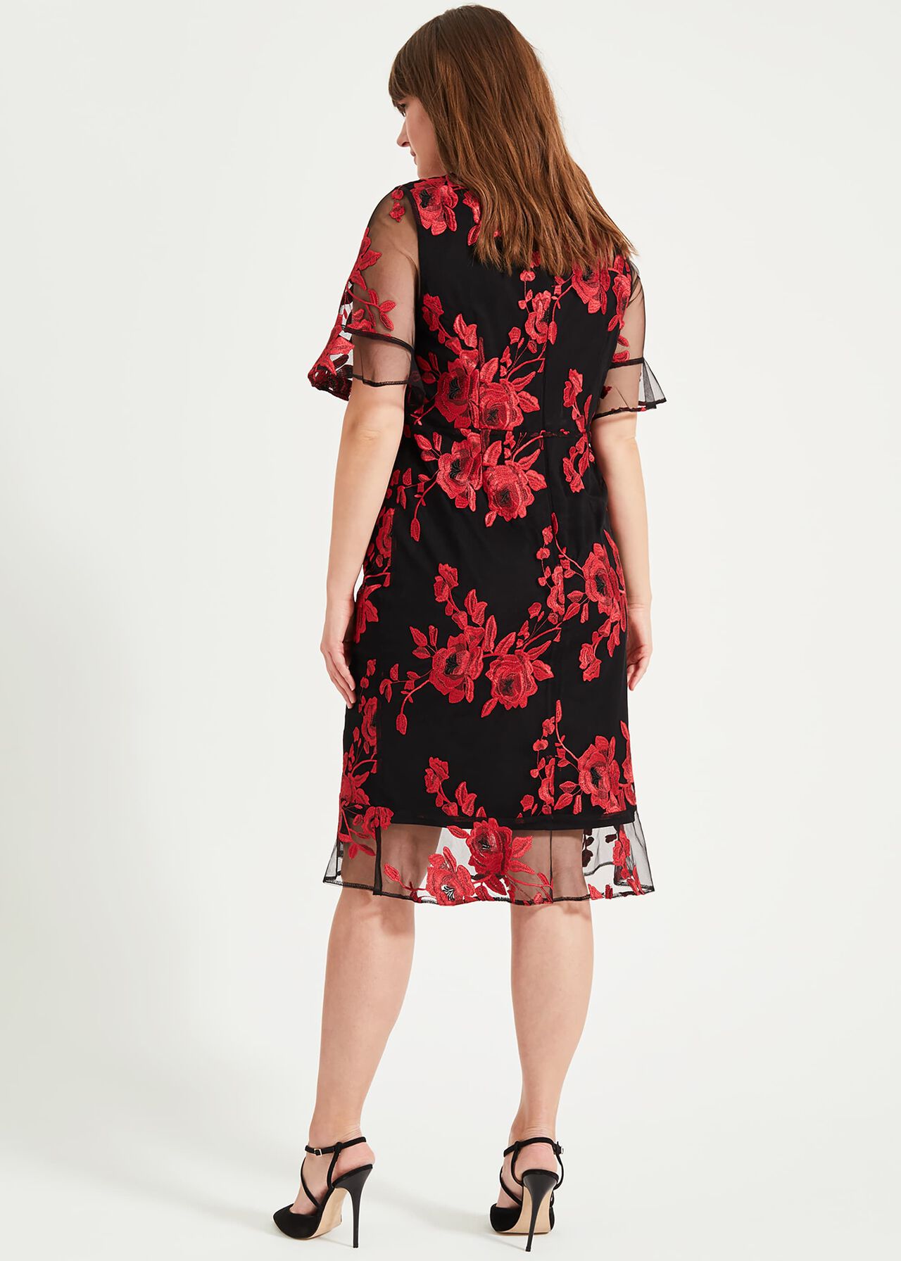 Raven Embroidered Dress