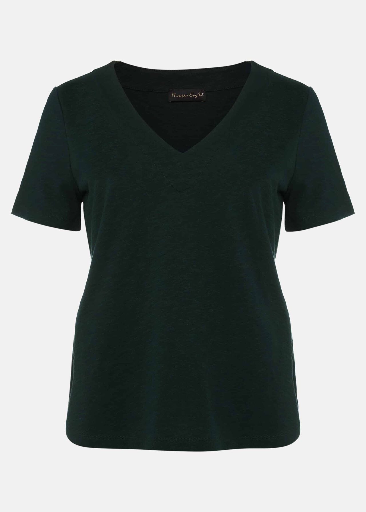 Elspeth V-Neck Cotton T-Shirt