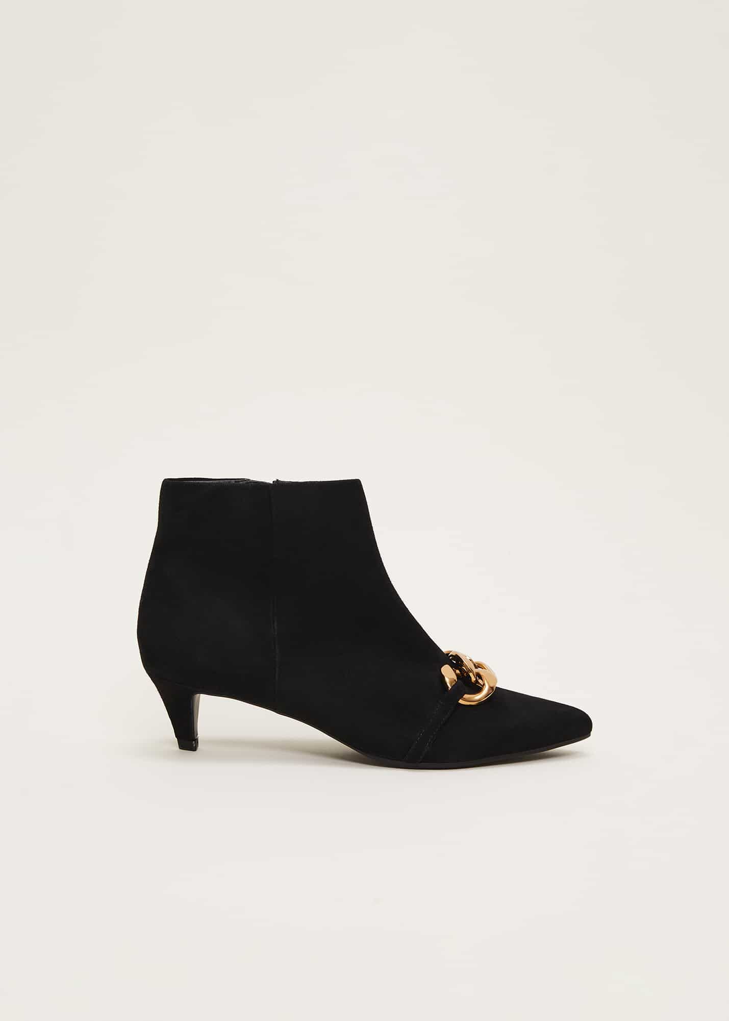 Suede kitten sale heel boots