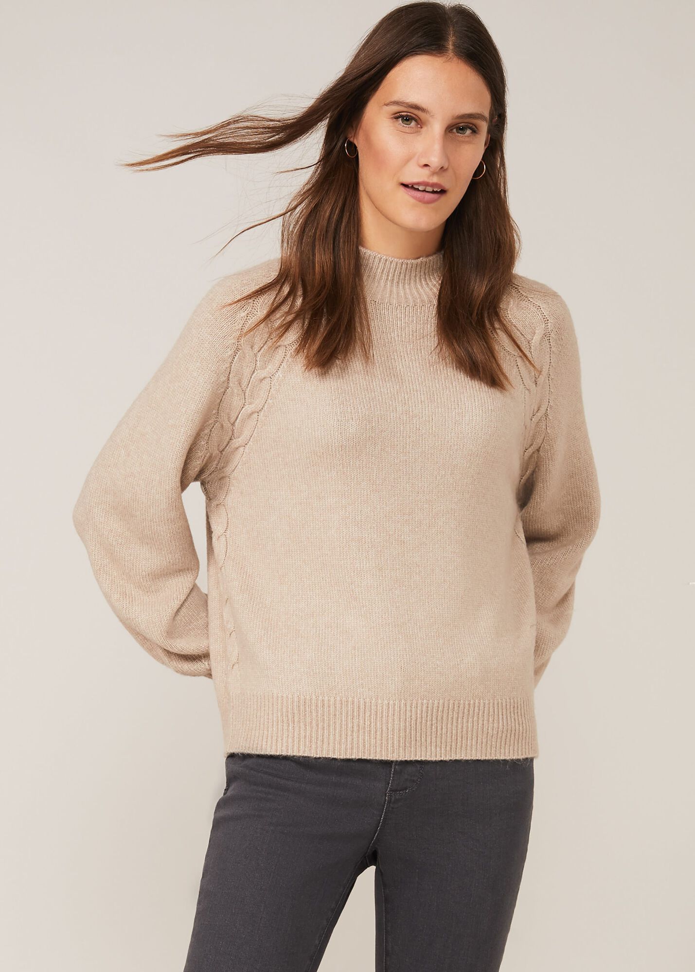 Amabel Cable Knit Jumper | Phase Eight