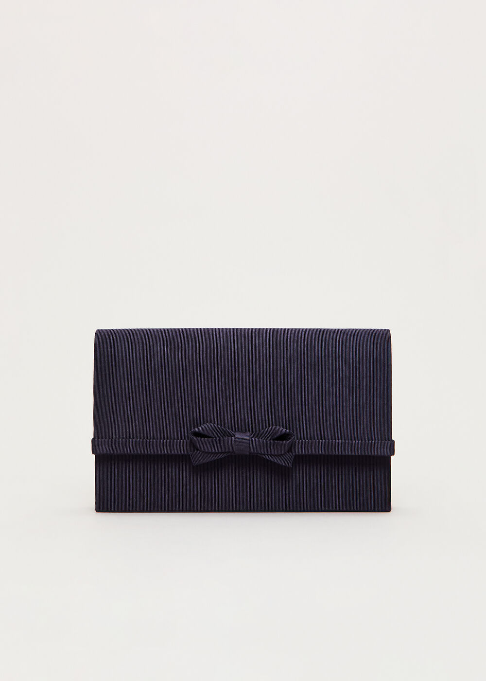 Grosgrain Bow Clutch Bag