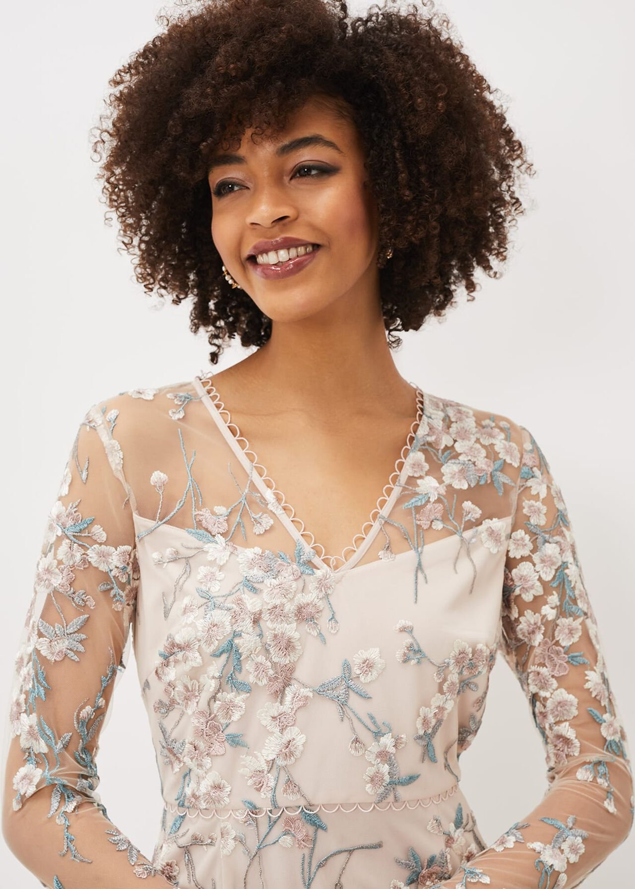 Trisha Embroidered Maxi Dress