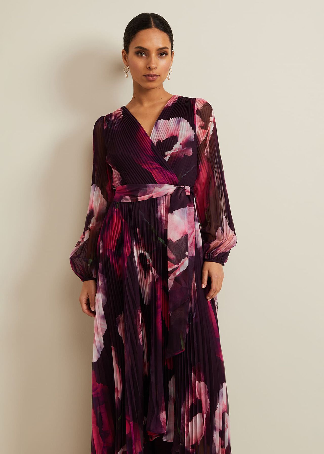 Petite Isadora Rose Printed Maxi Dress